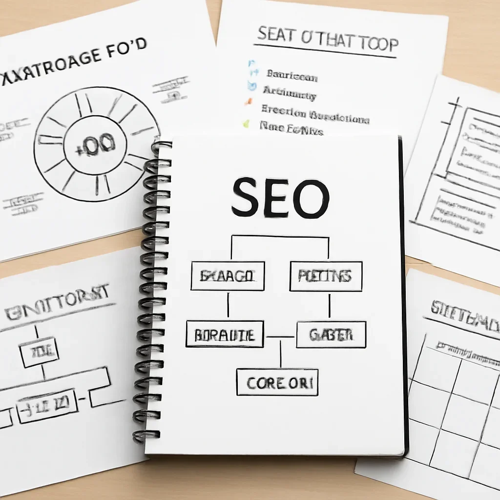 SEO planning materials related to enterprise seo services