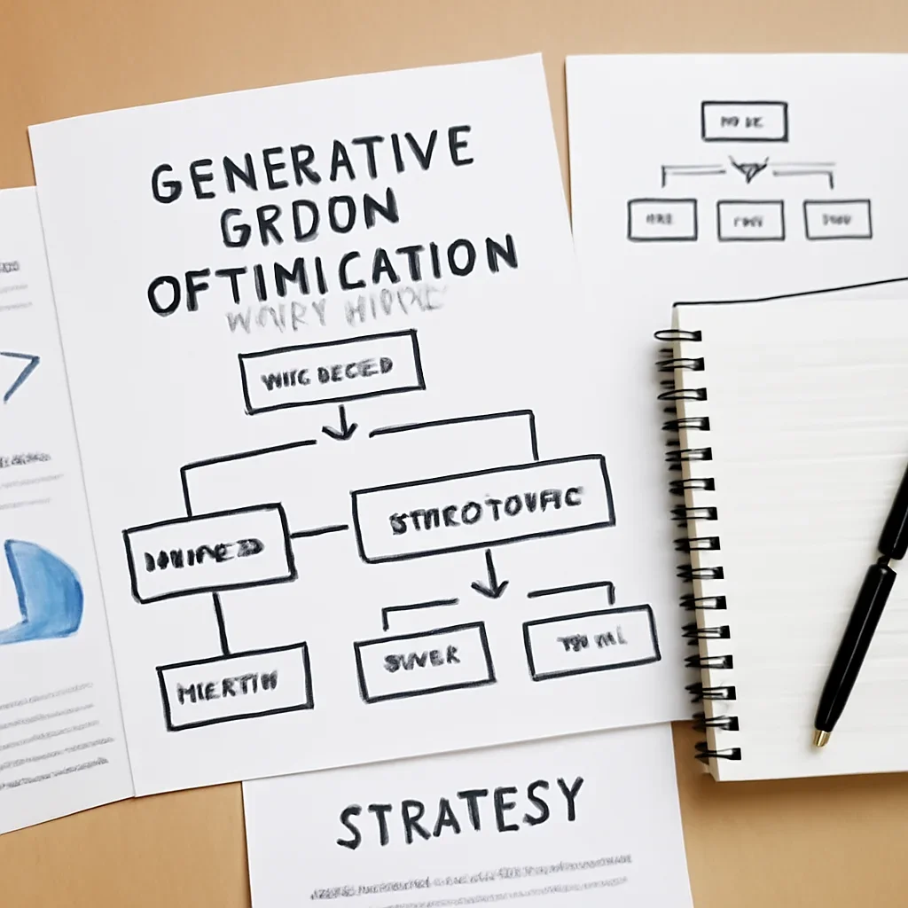 SEO planning materials related to generative engine optimization