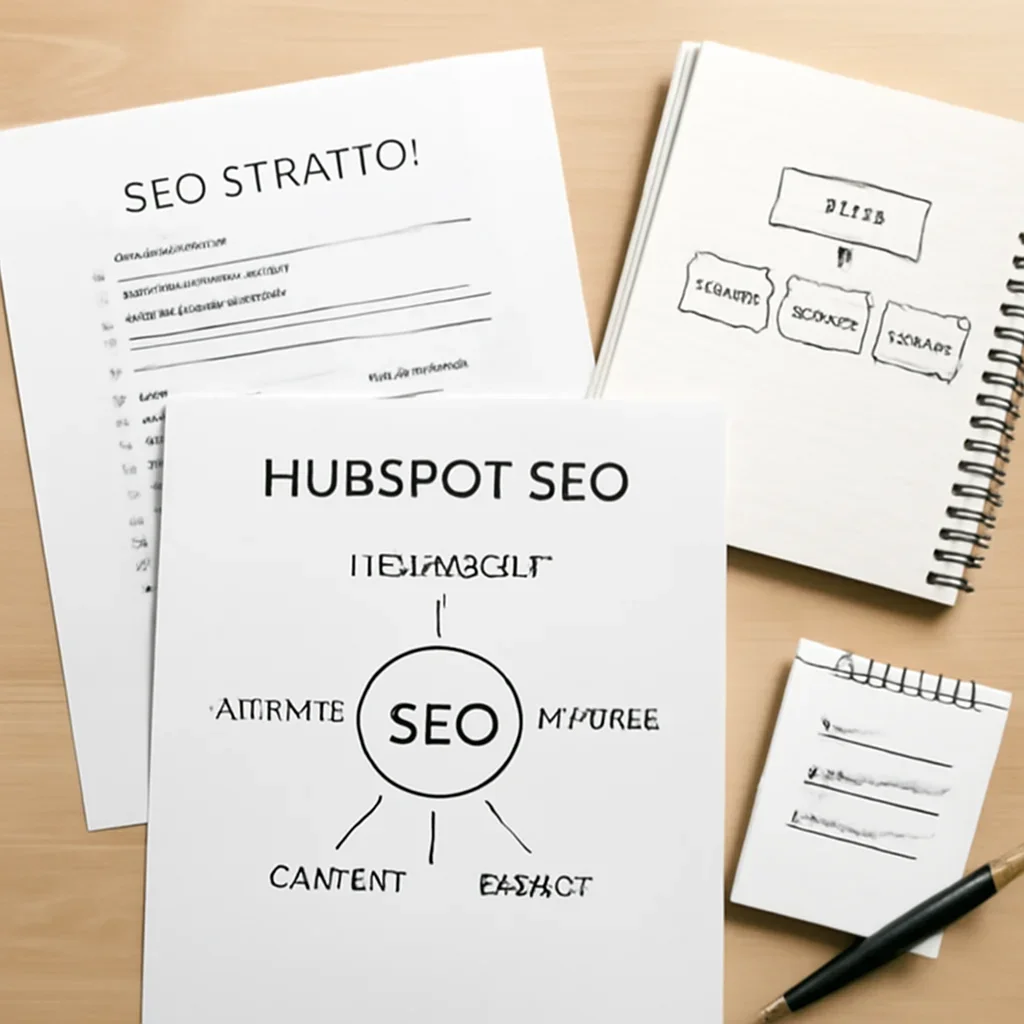 SEO planning materials related to hubspot seo