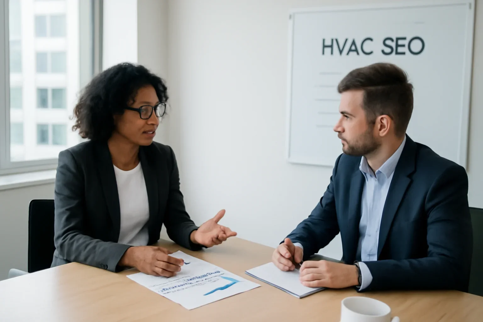 HVAC SEO strategy consultation for Canadian businesses