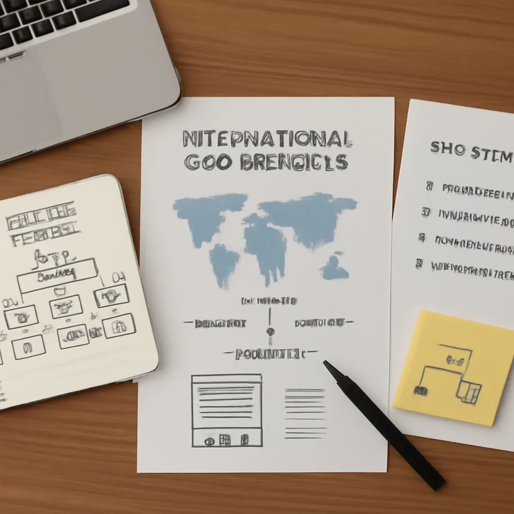 SEO planning materials related to international seo services