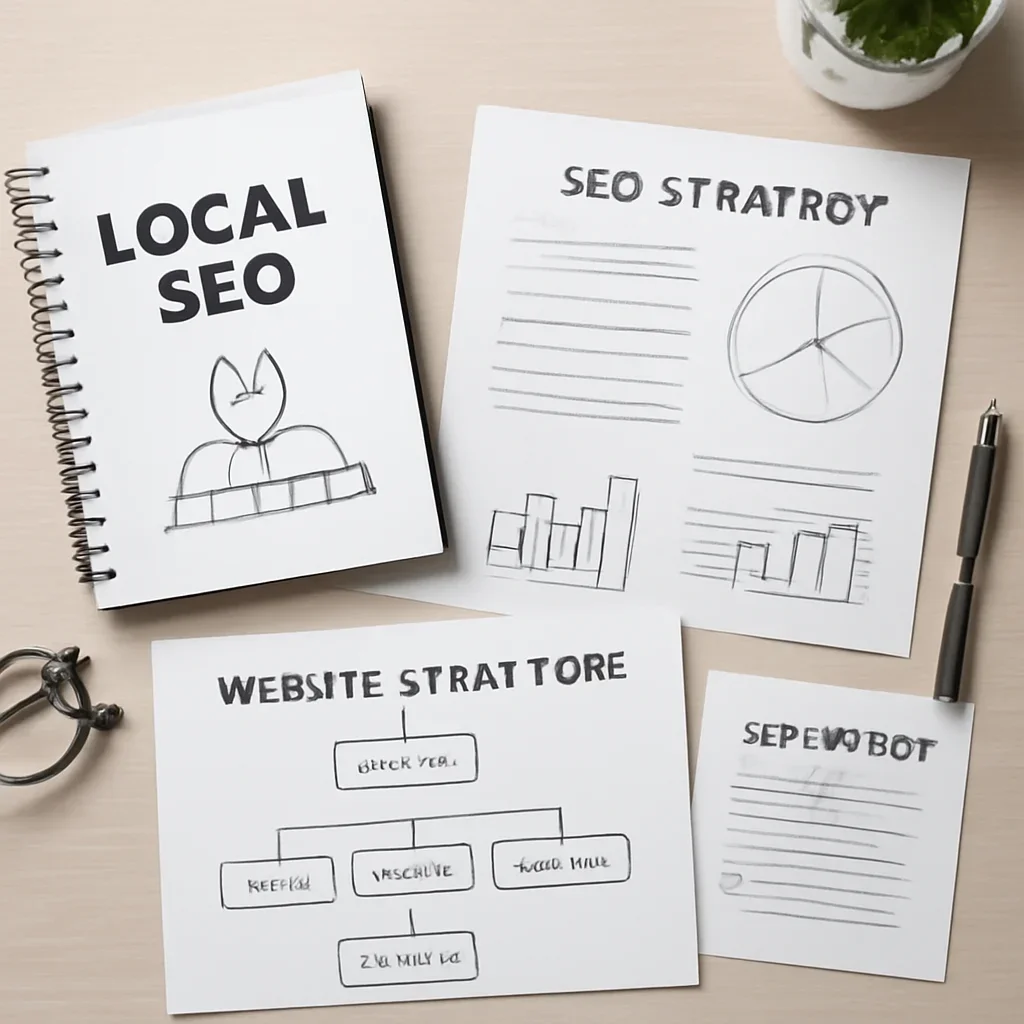 SEO planning materials related to local seo for small business