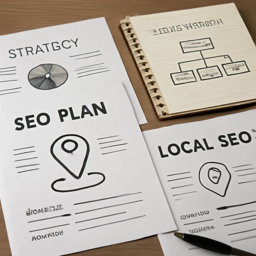 SEO planning materials related to local seo