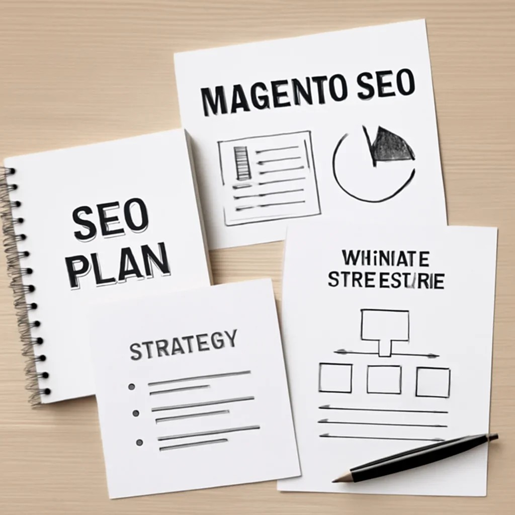 SEO planning materials related to magento seo