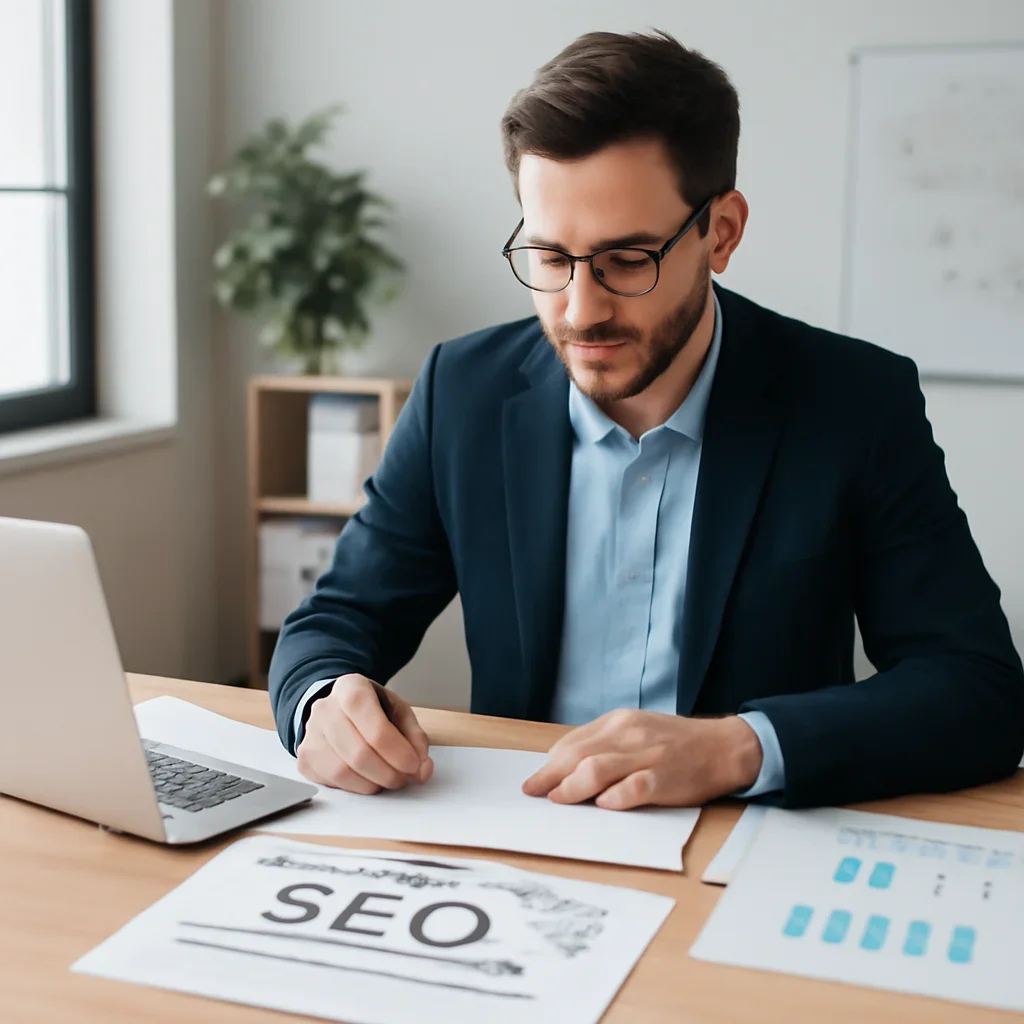 Search-focused planning for manufacturing seo