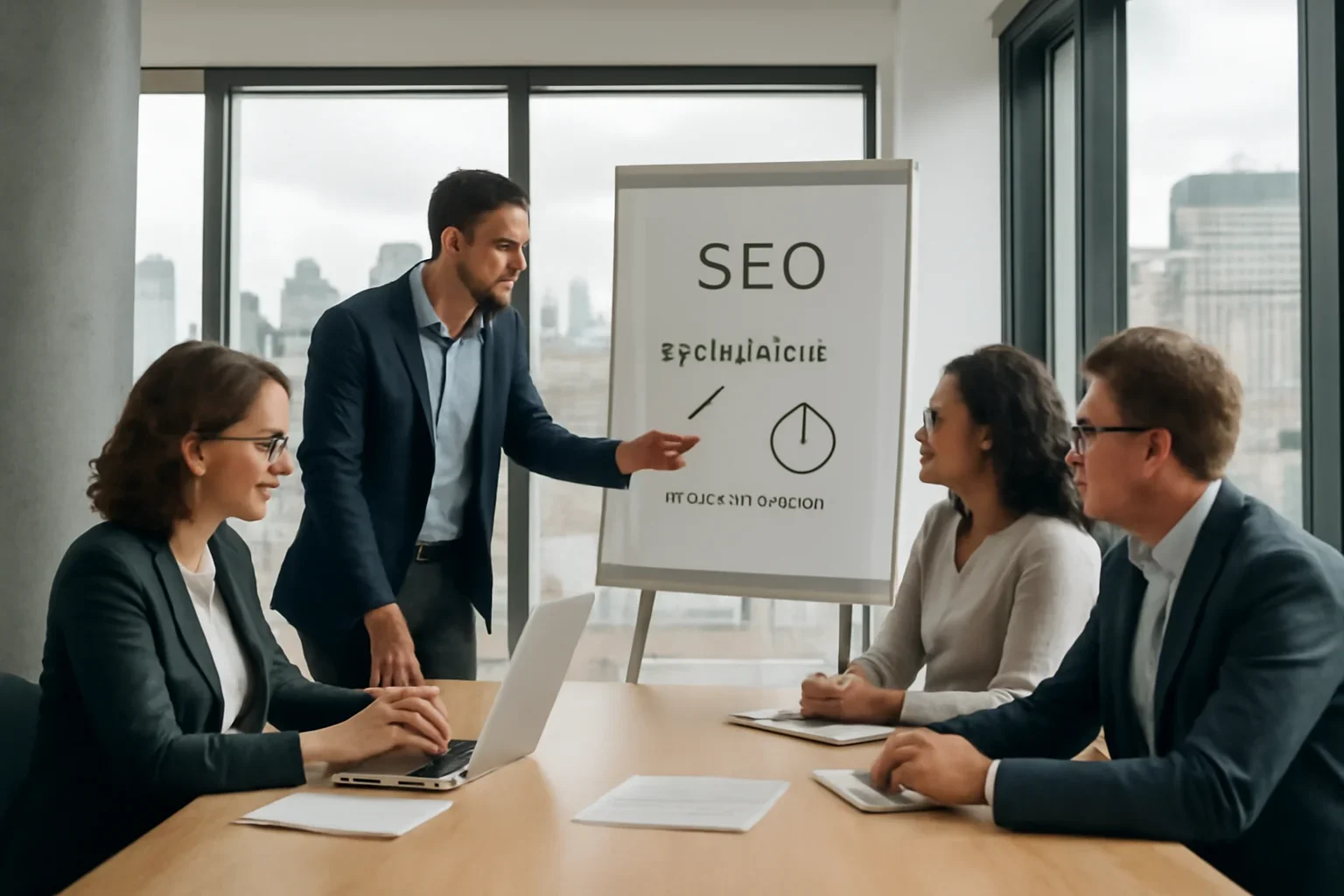 SEO planning session for businesses in Montreal