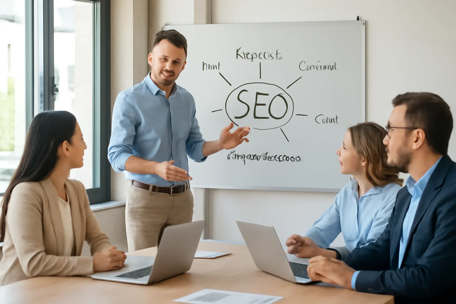SEO planning session for businesses in Nanaimo