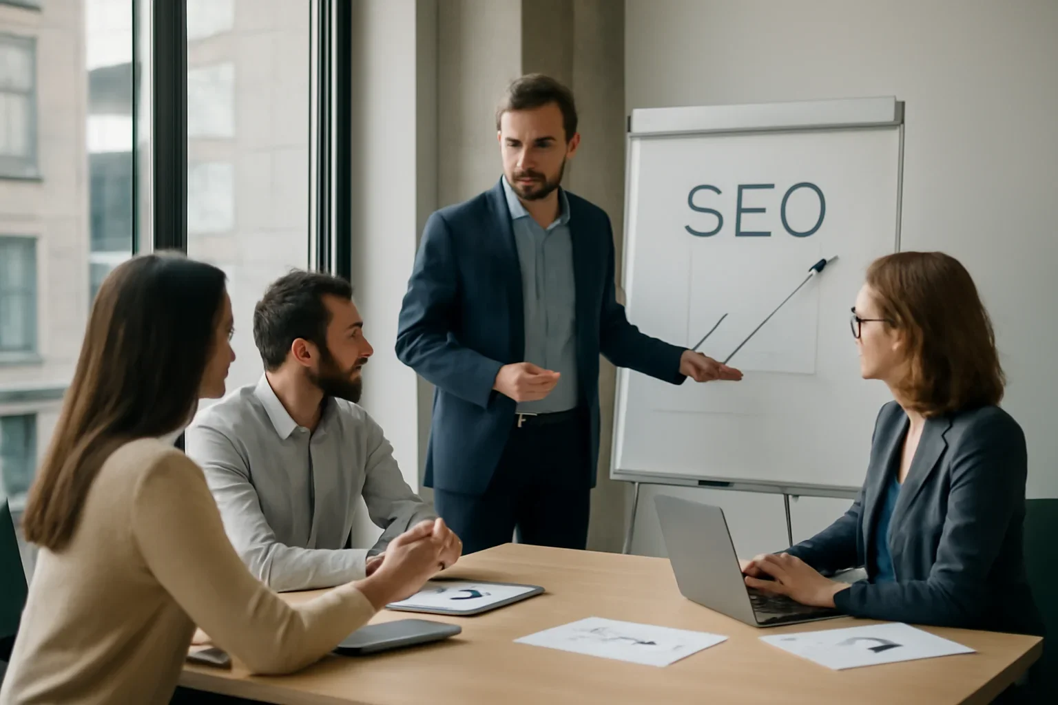 SEO planning session for businesses in Quebec