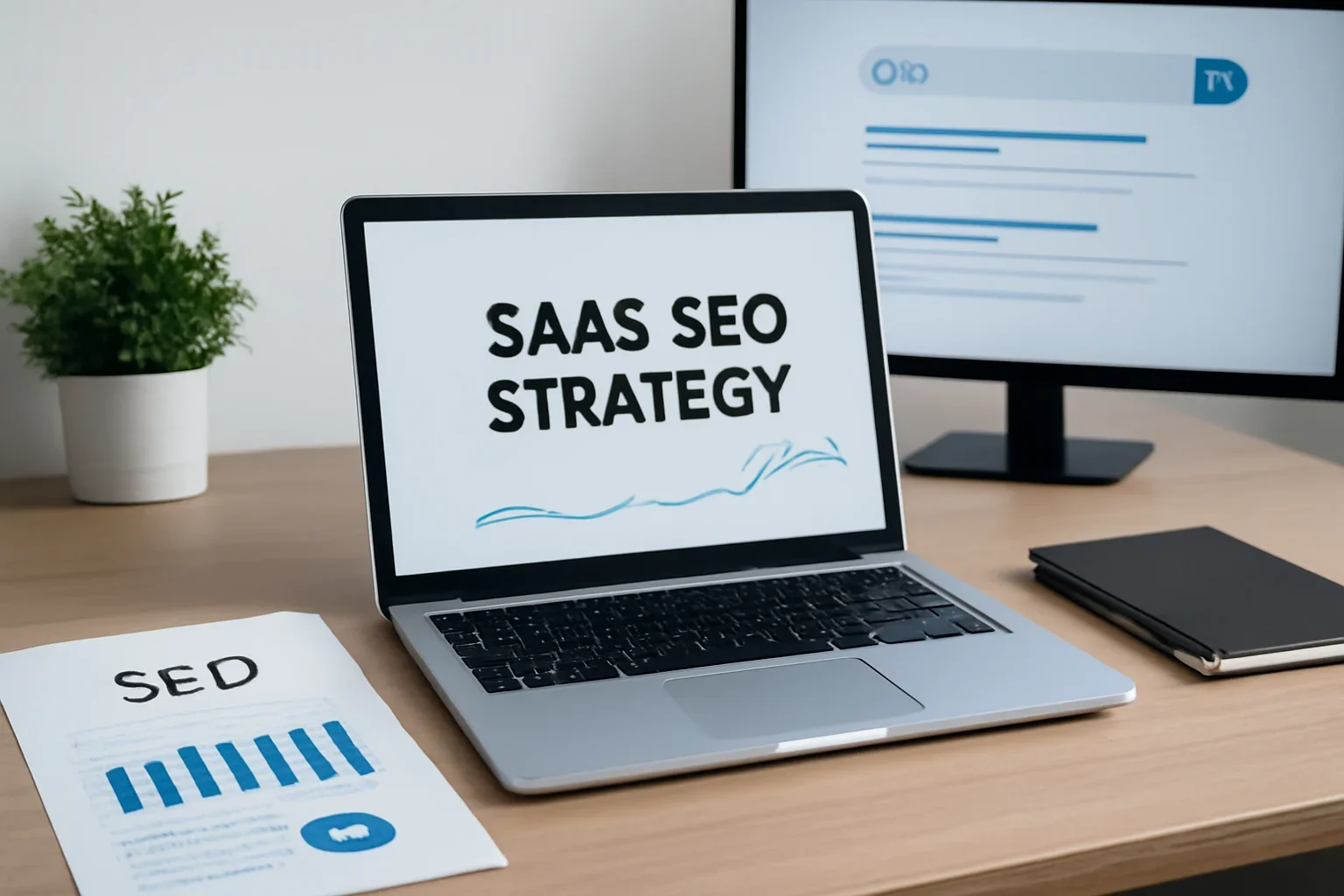 Editorial image for the SaaS SEO Strategy guide
