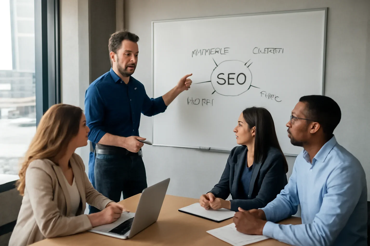 SEO planning session for businesses in Saskatoon