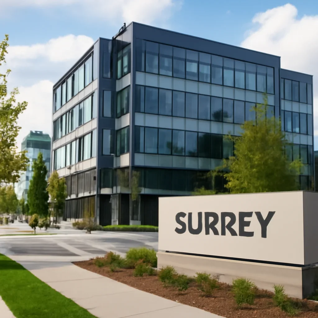 Local business context for SEO services in Surrey