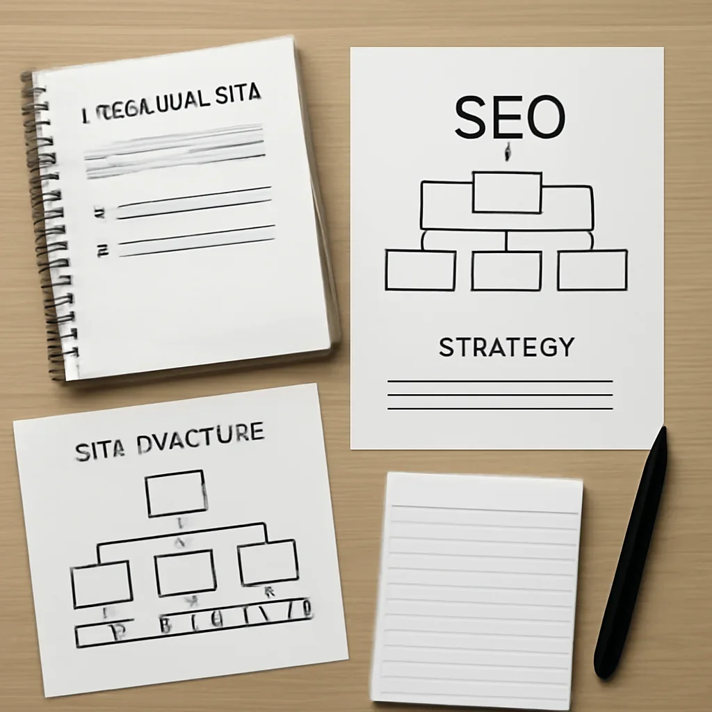 SEO planning materials related to technical seo