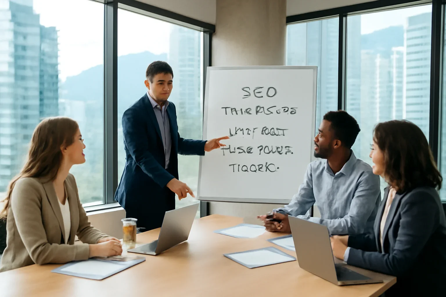 SEO planning session for businesses in Vancouver